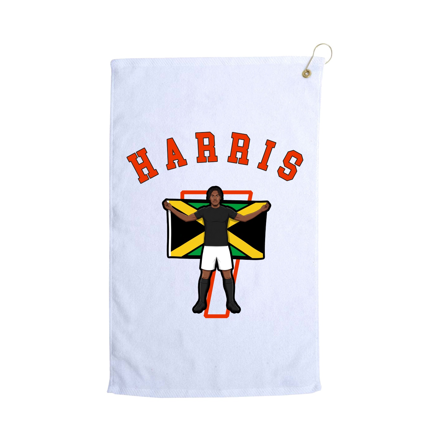 Golf Towel — Shirsey Arch in White