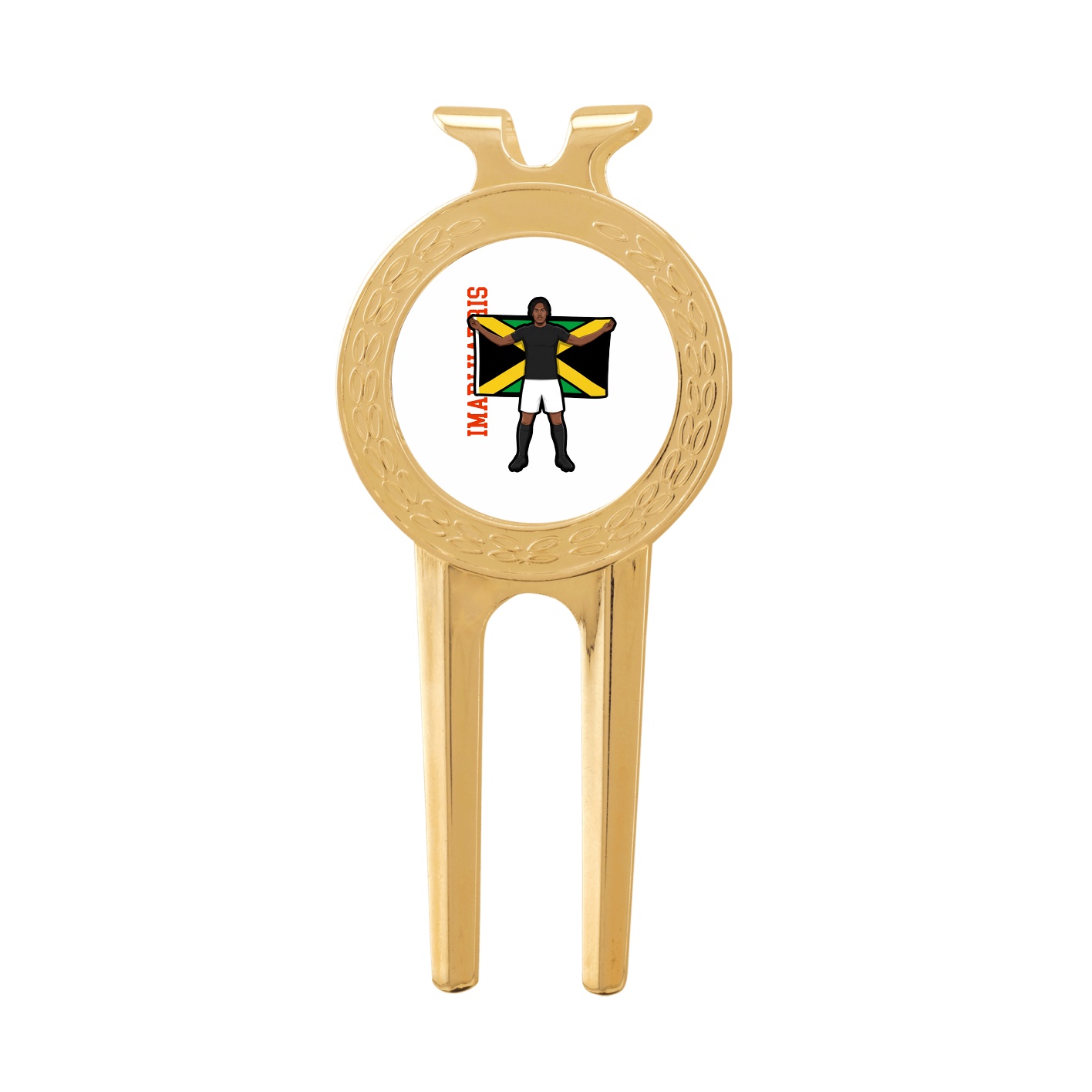Divot Tool with Ball Marker — Name Vertical in Classic