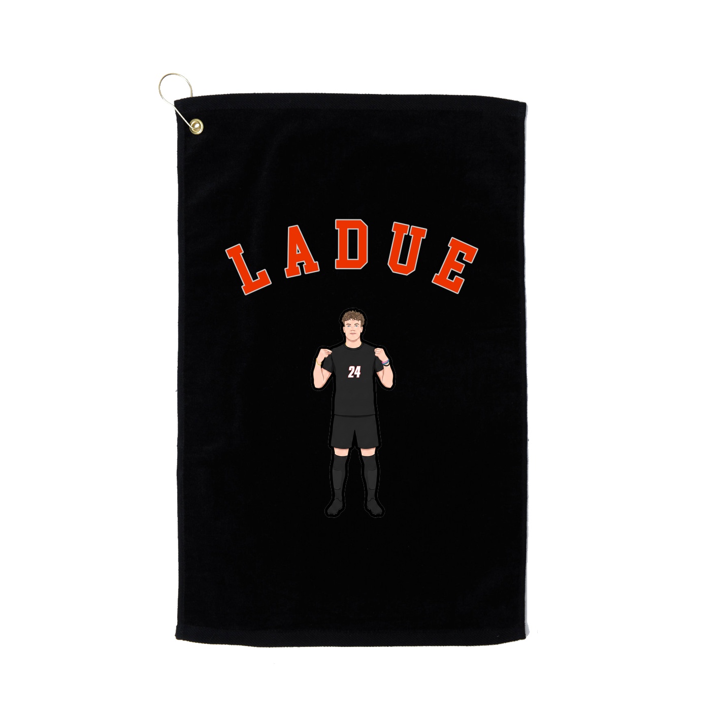 Golf Towel — Shirsey Arch in Black