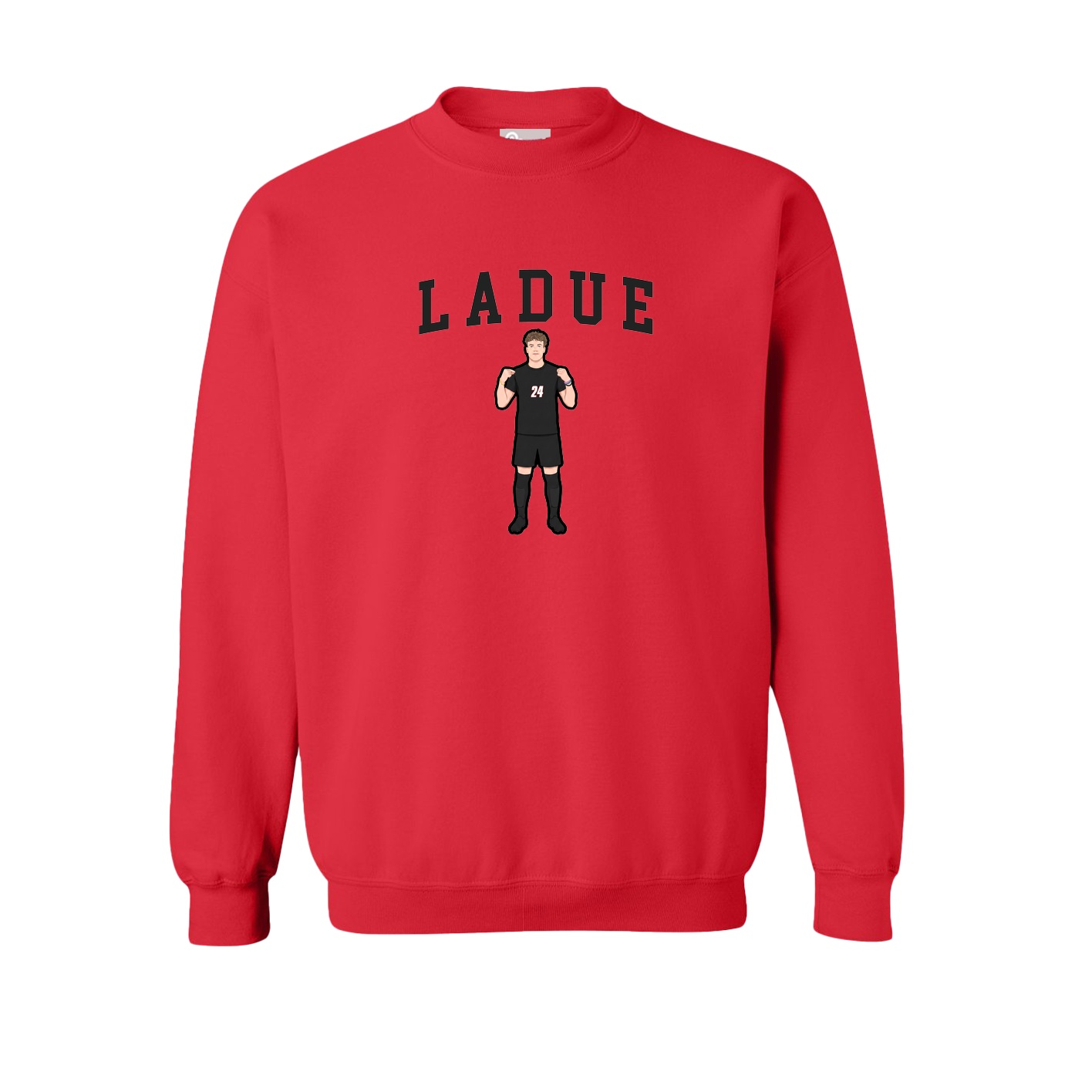 Fleece Crew — Shirsey in Red