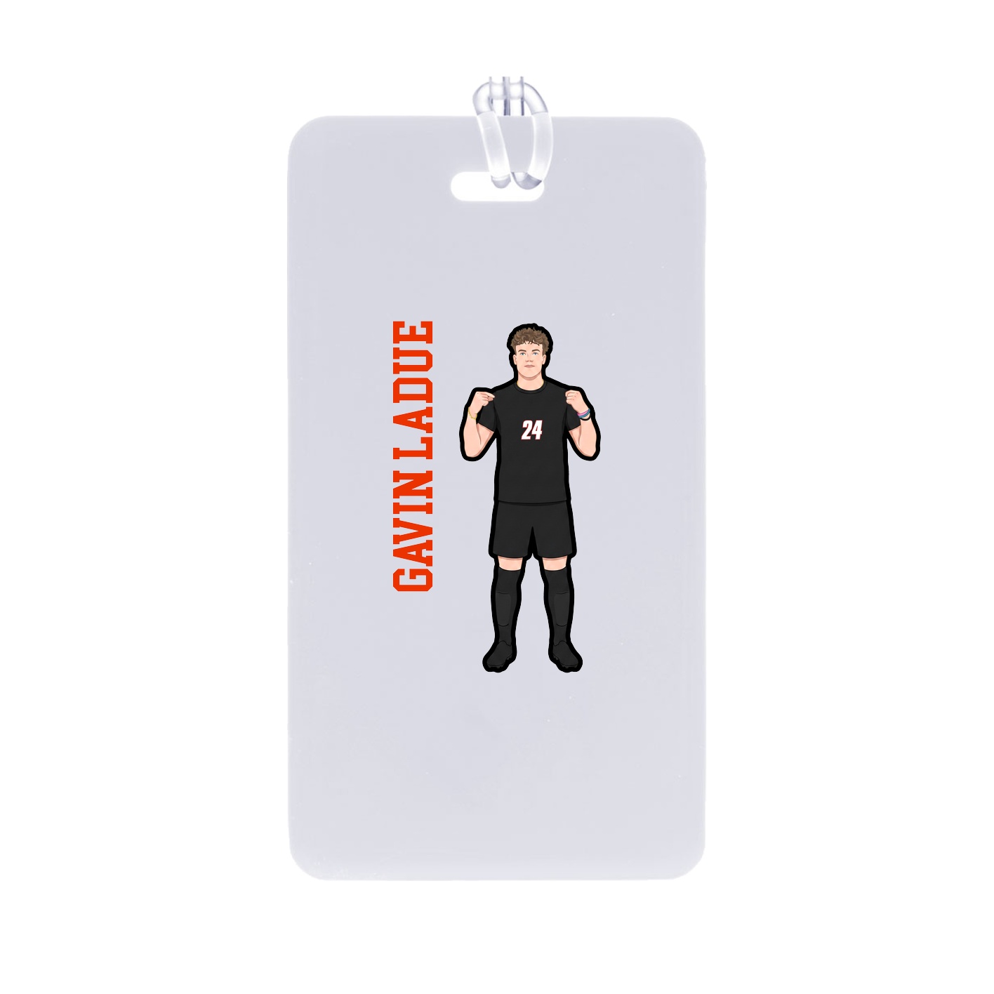 Bag Tag — Name Vertical in Classic