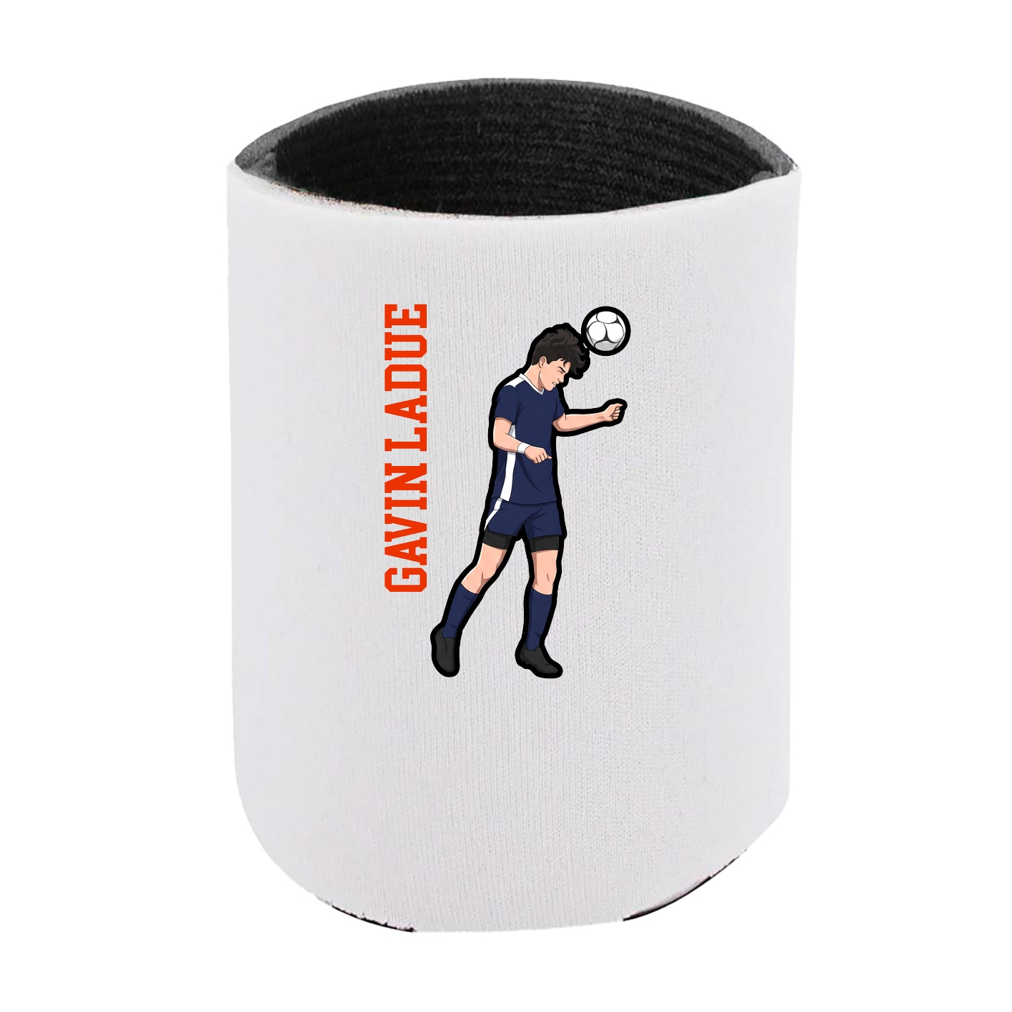 Can Holder — Name Vertical in White