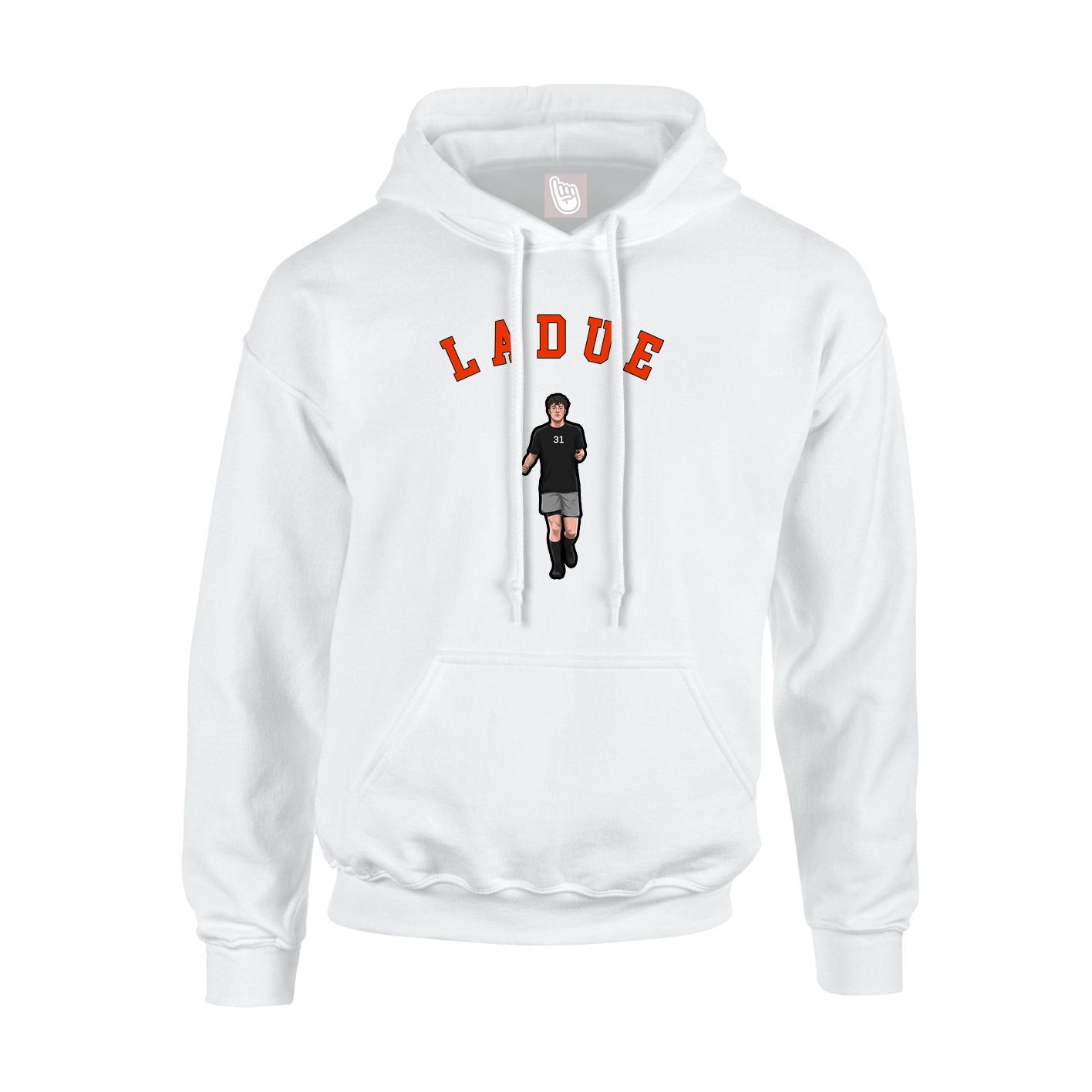 Youth Hoodie — Shirsey Arch in White