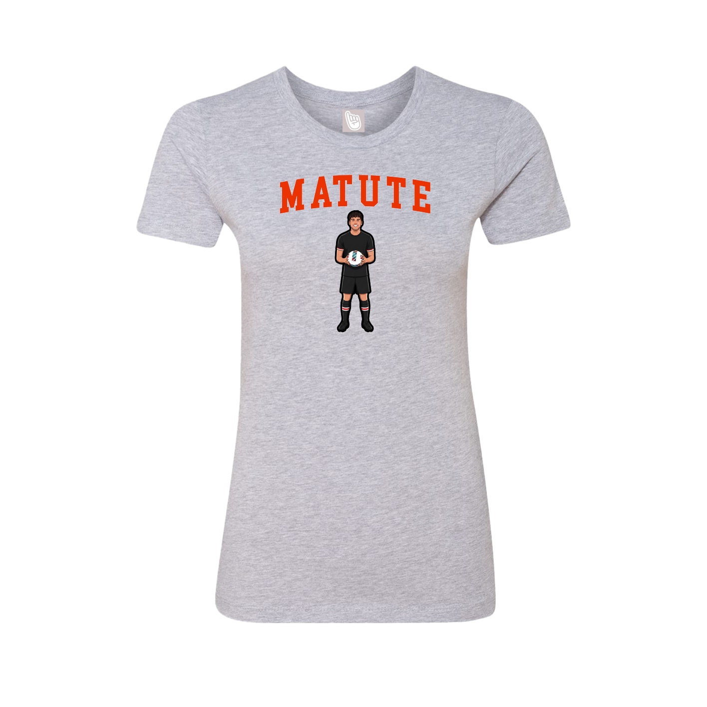 Fitted Women's Tee — Shirsey in Grey