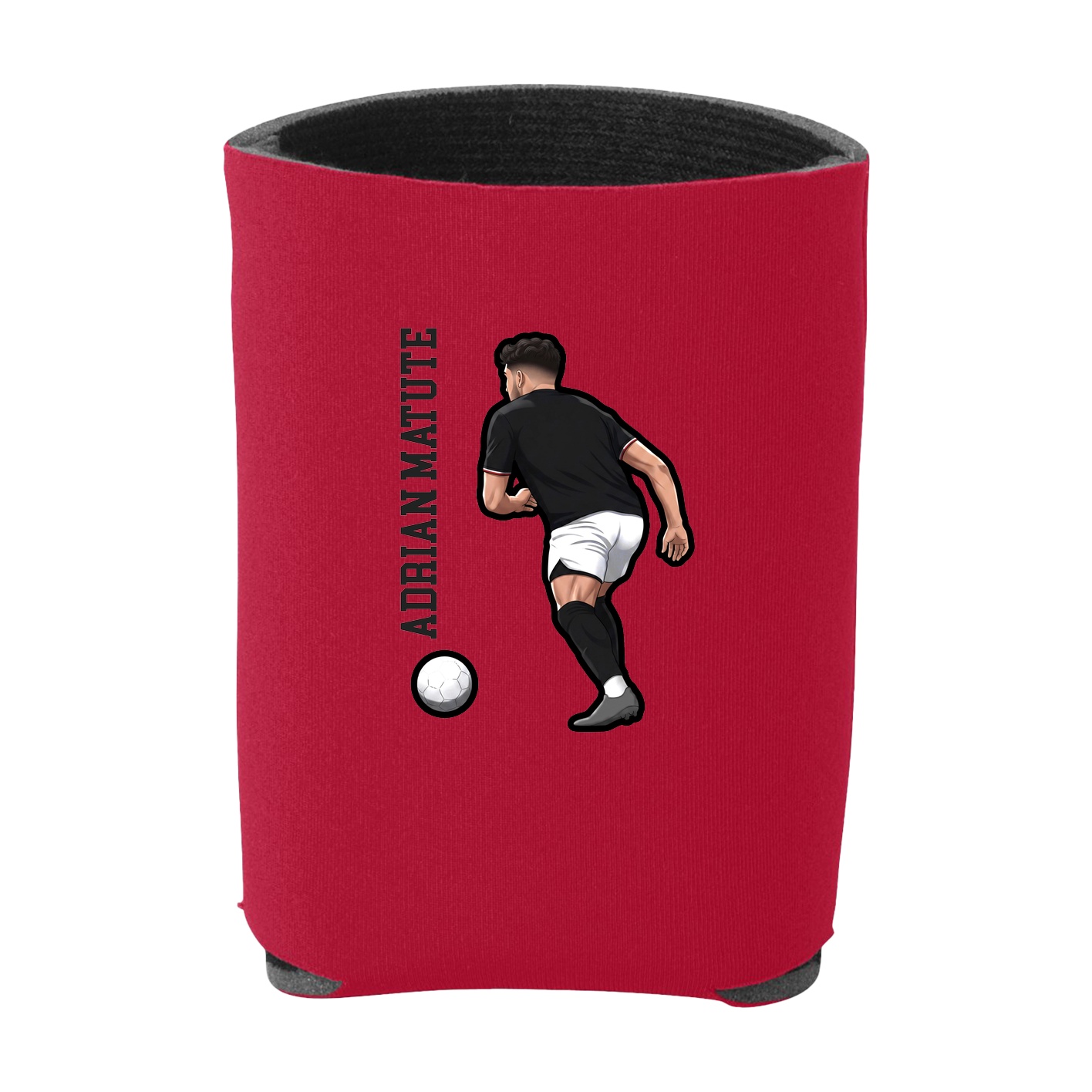 Can Holder — Name Vertical in Red