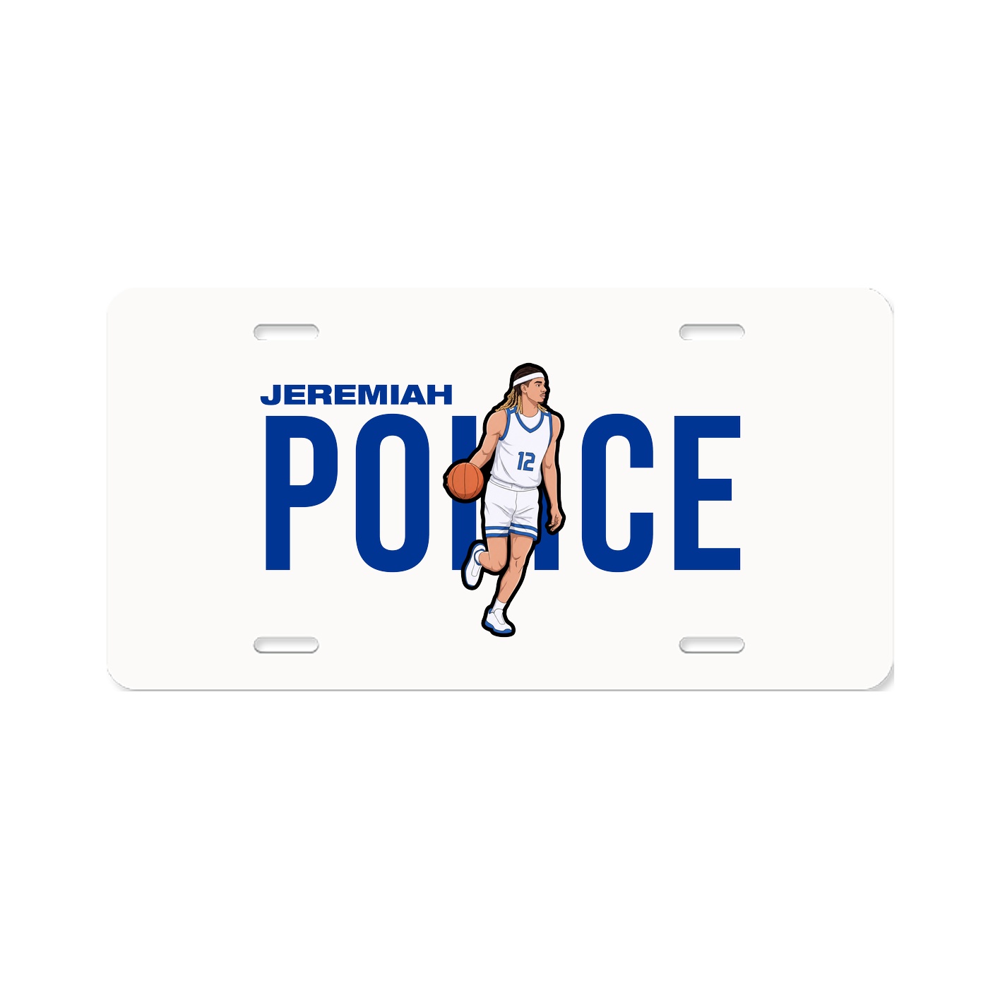 License Plate — Player Name in Classic