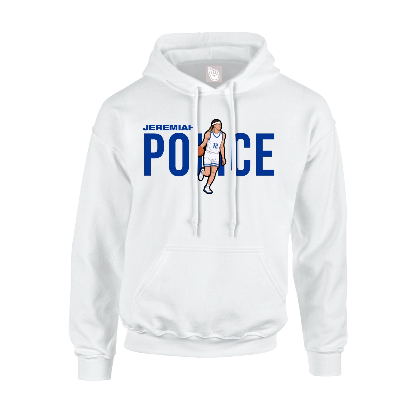Hoodie — Player Name in White