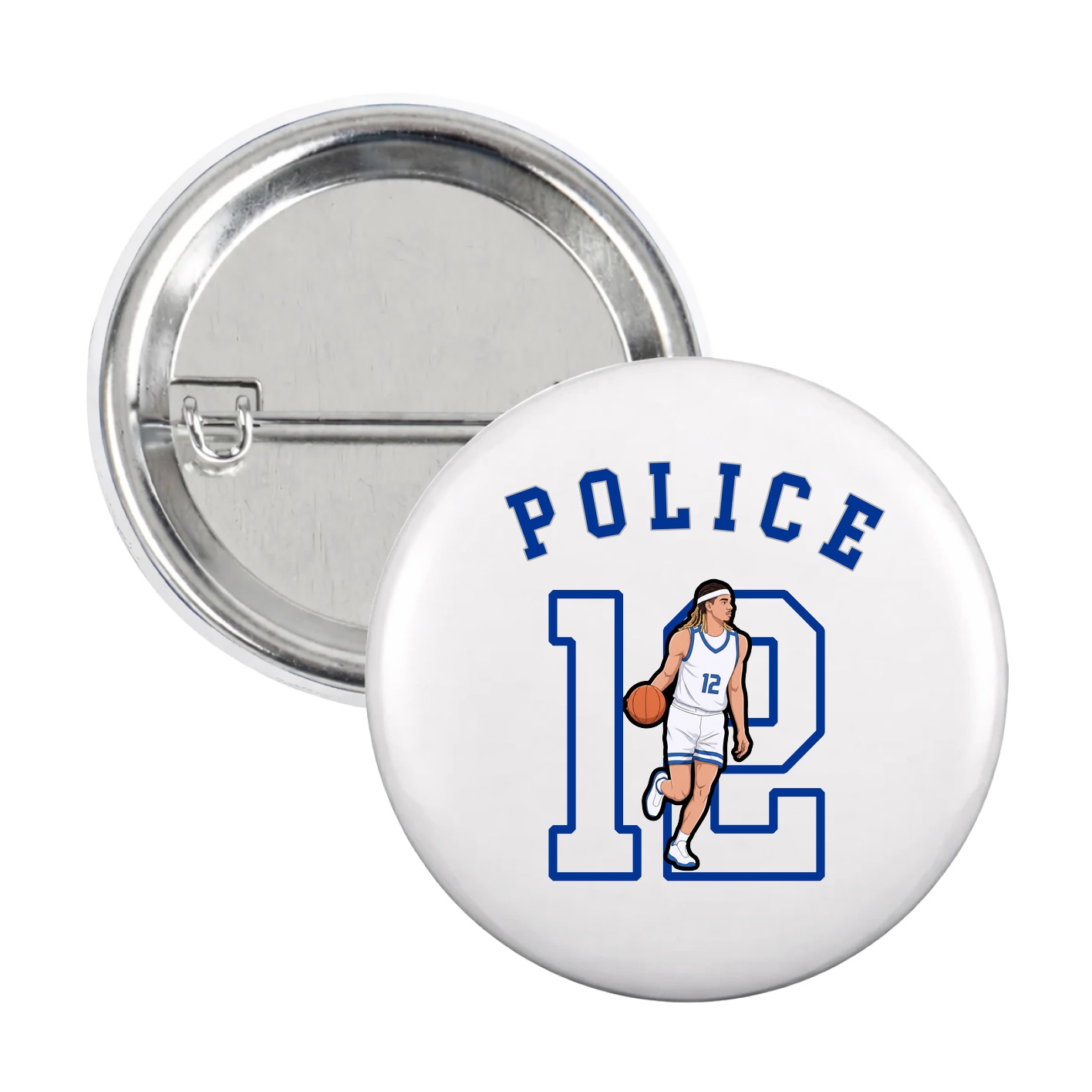 Game Day Button — Shirsey Arch in White