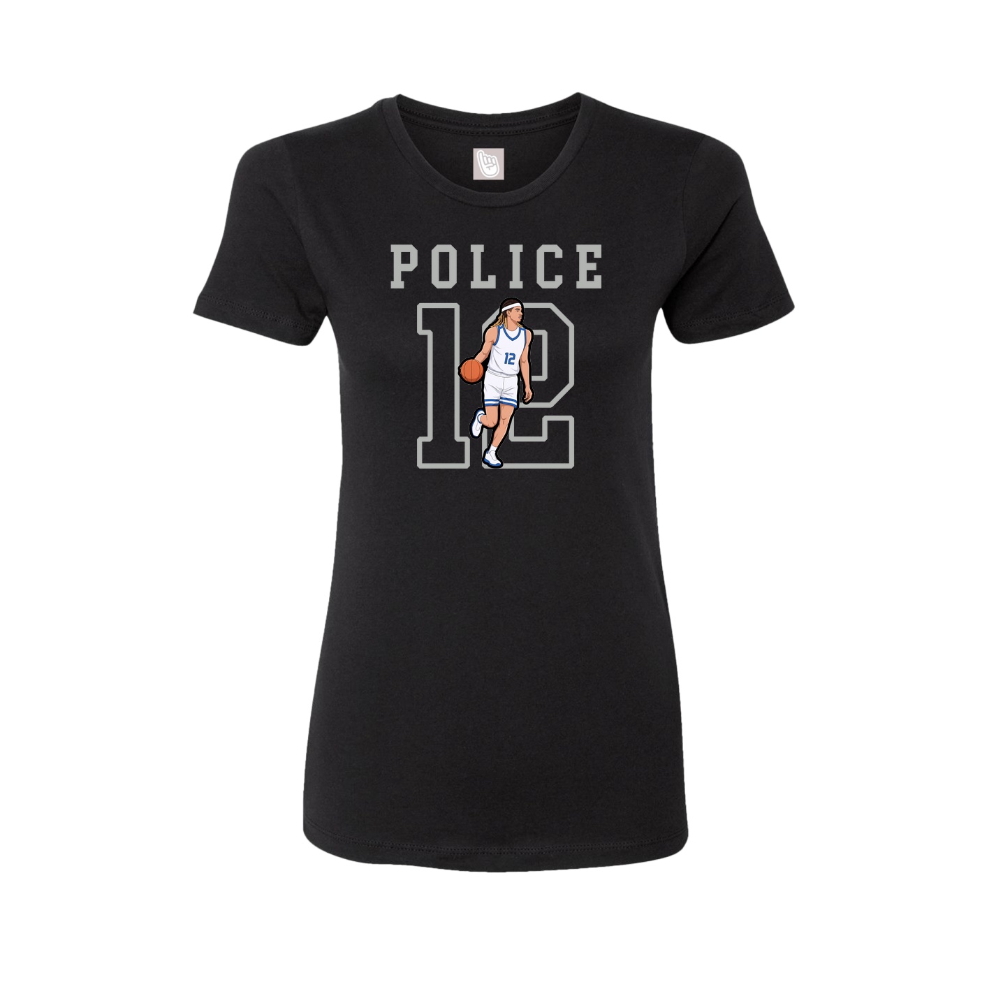 Fitted Women's Tee — Shirsey in Black