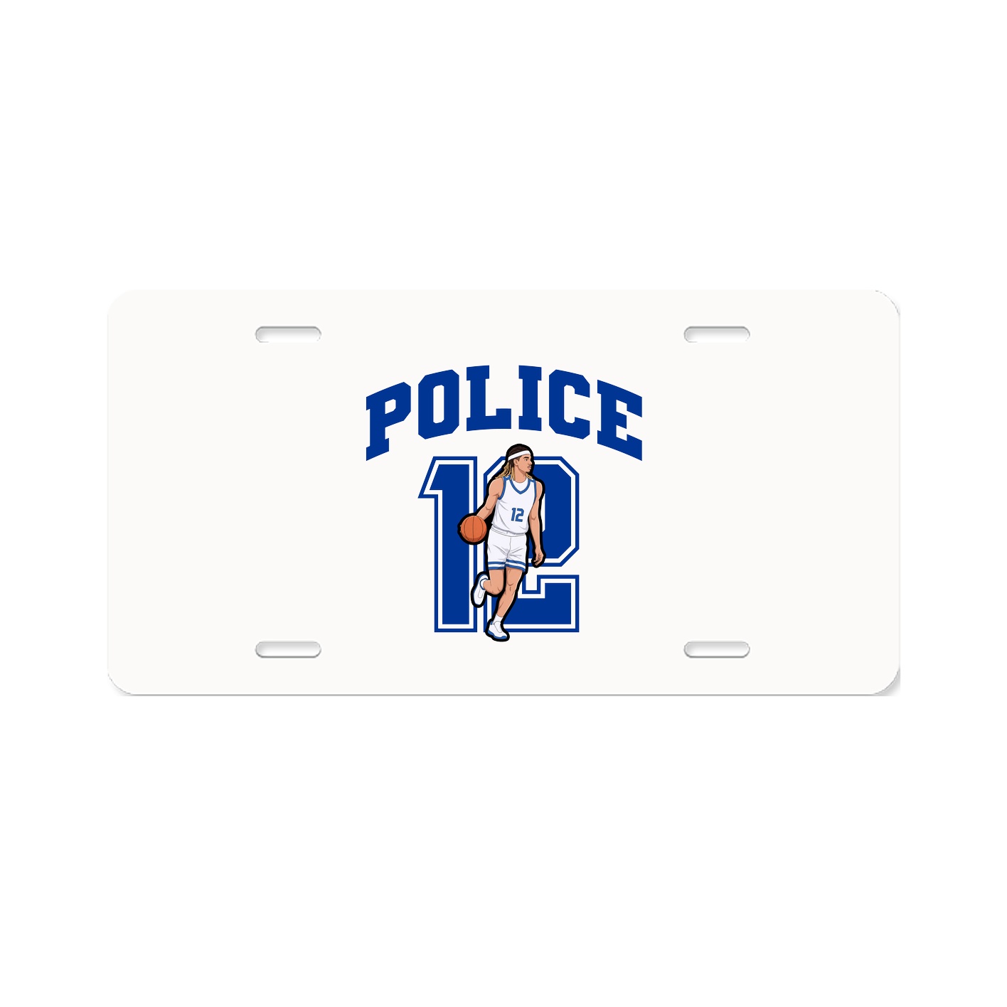 License Plate — Number in Classic