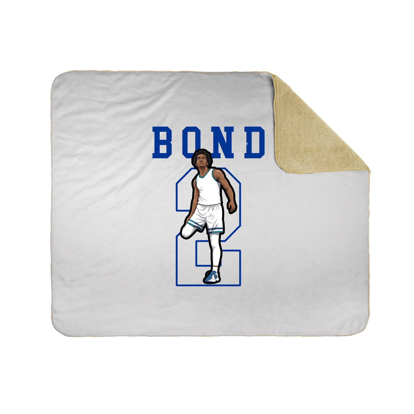 50x60 Sherpa Lined Throw Blanket
