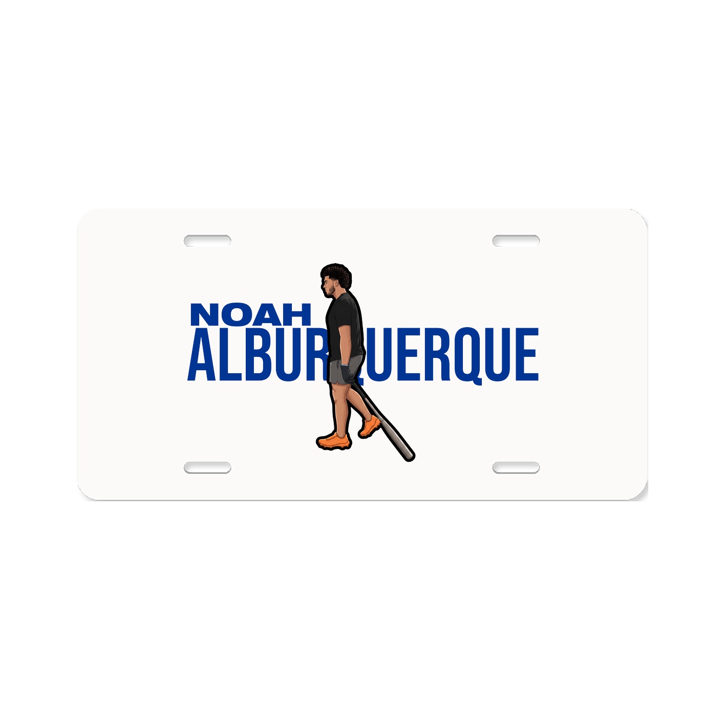 License Plate — Player Name in Classic