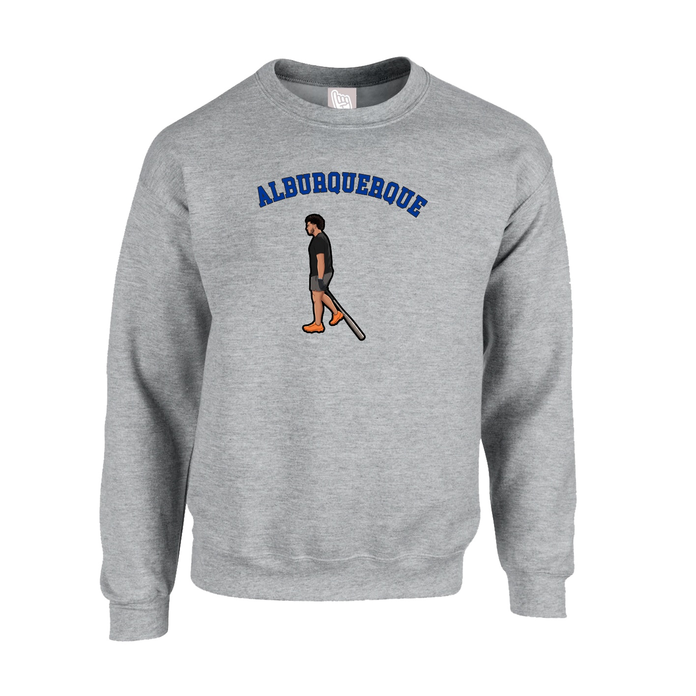Fleece Crew — Shirsey Arch in Grey