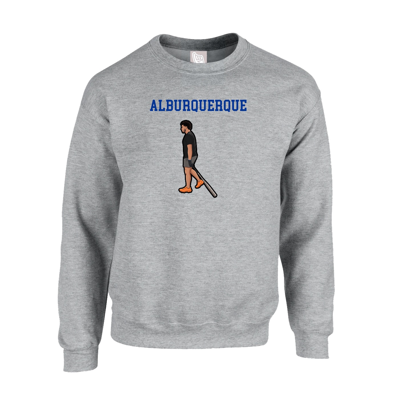 Fleece Crew — Shirsey in Grey