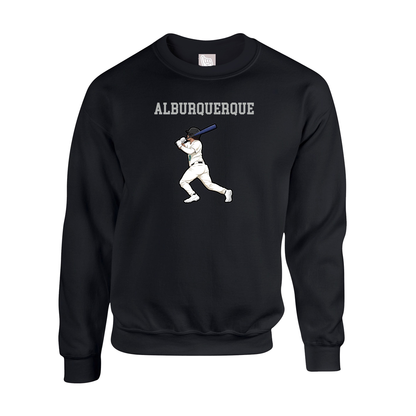 Fleece Crew — Shirsey in Black