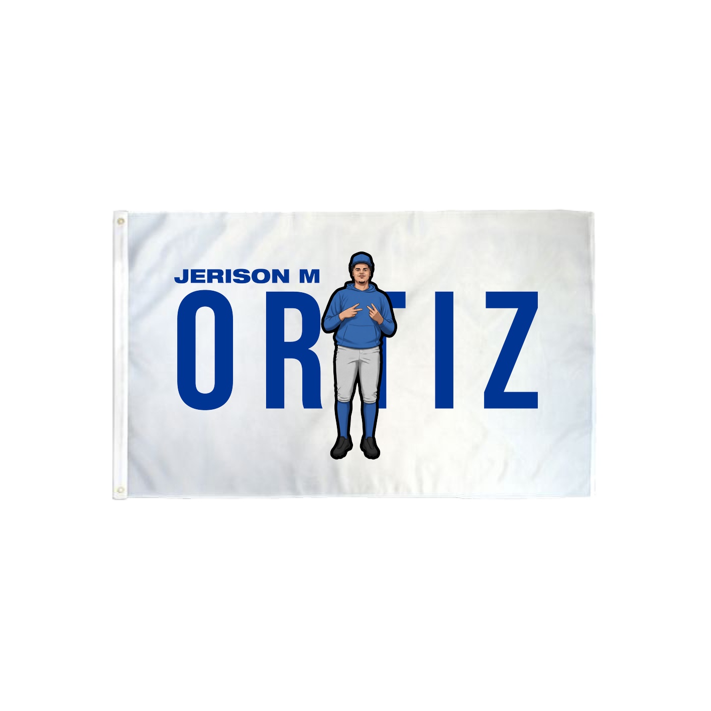 3x5 Flag — Player Name in Classic