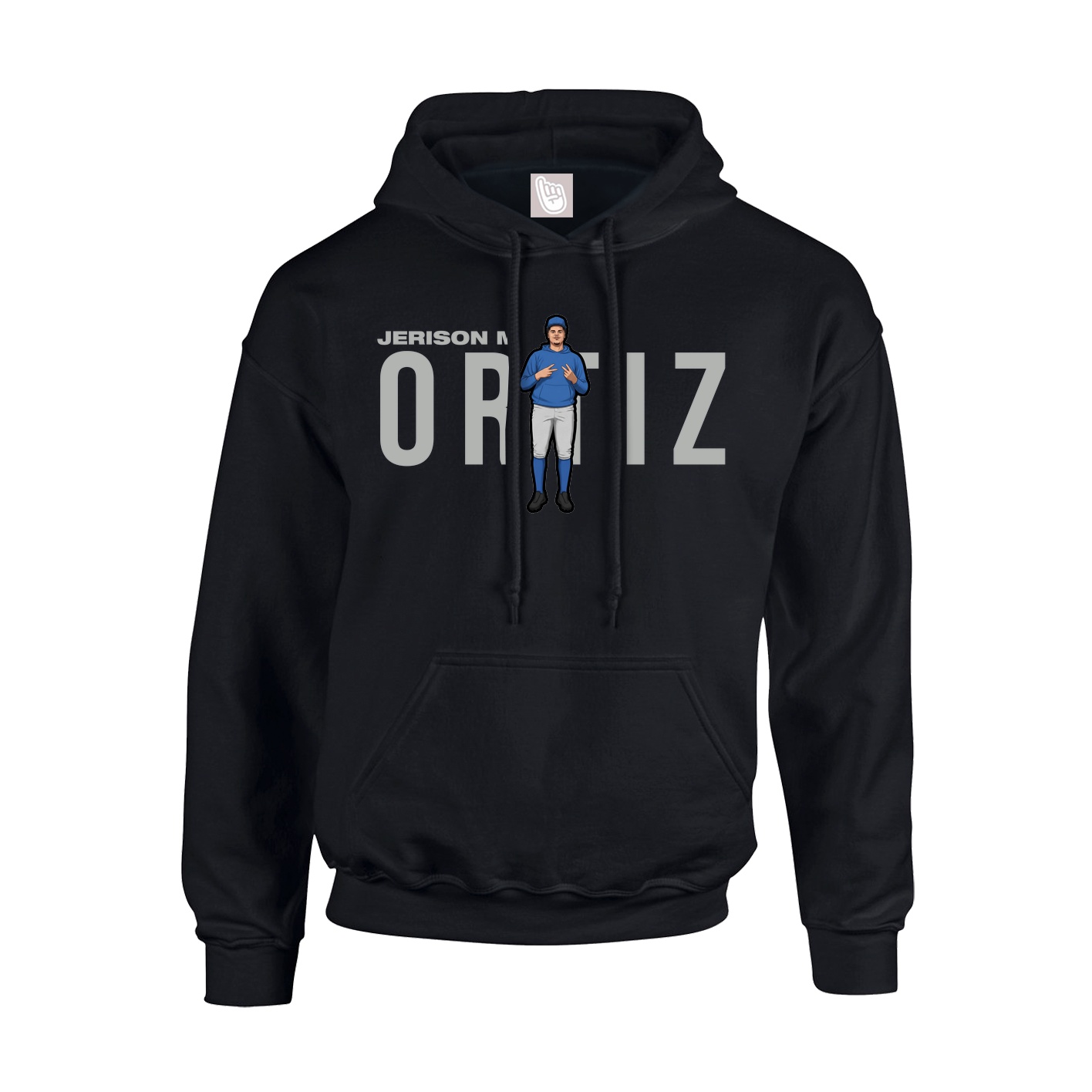Hoodie — Player Name in Black