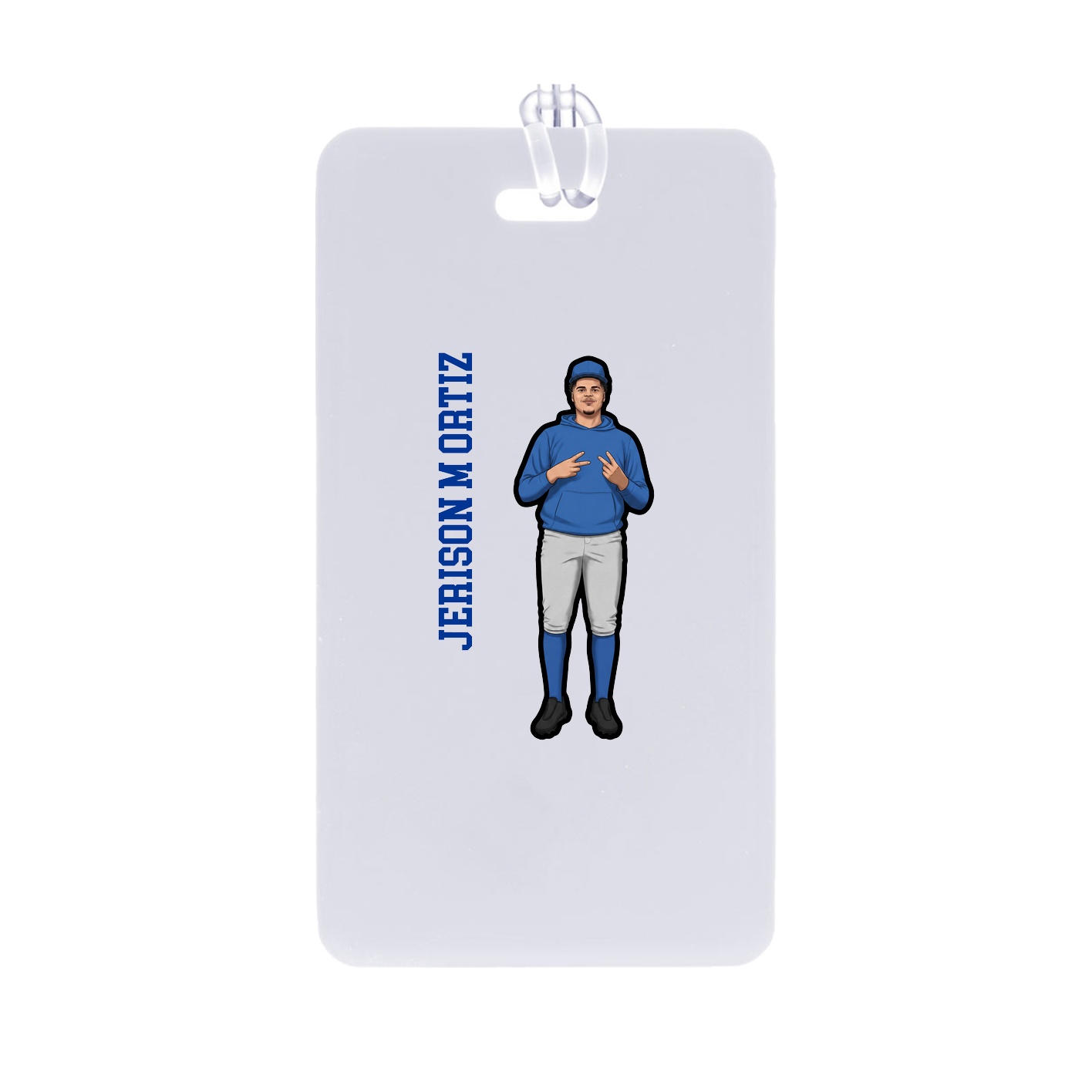 Bag Tag — Name Vertical in Classic