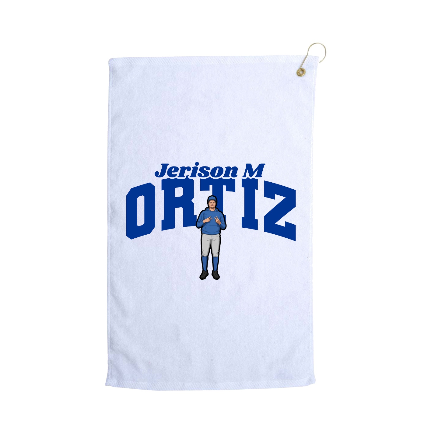 Golf Towel — Signature Arch in White