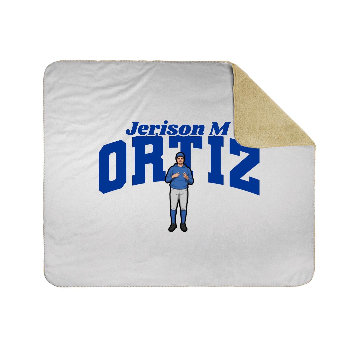 Throw Blanket — Signature Arch in White