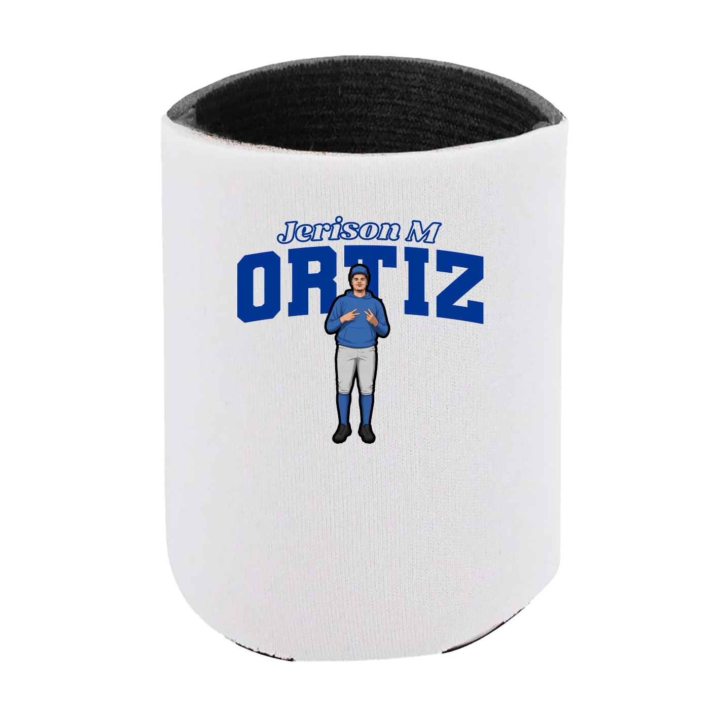 Can Holder — Name Arch in White