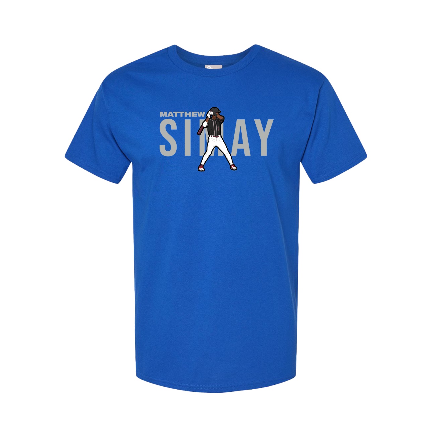 Youth Tee — Player Name in Royal