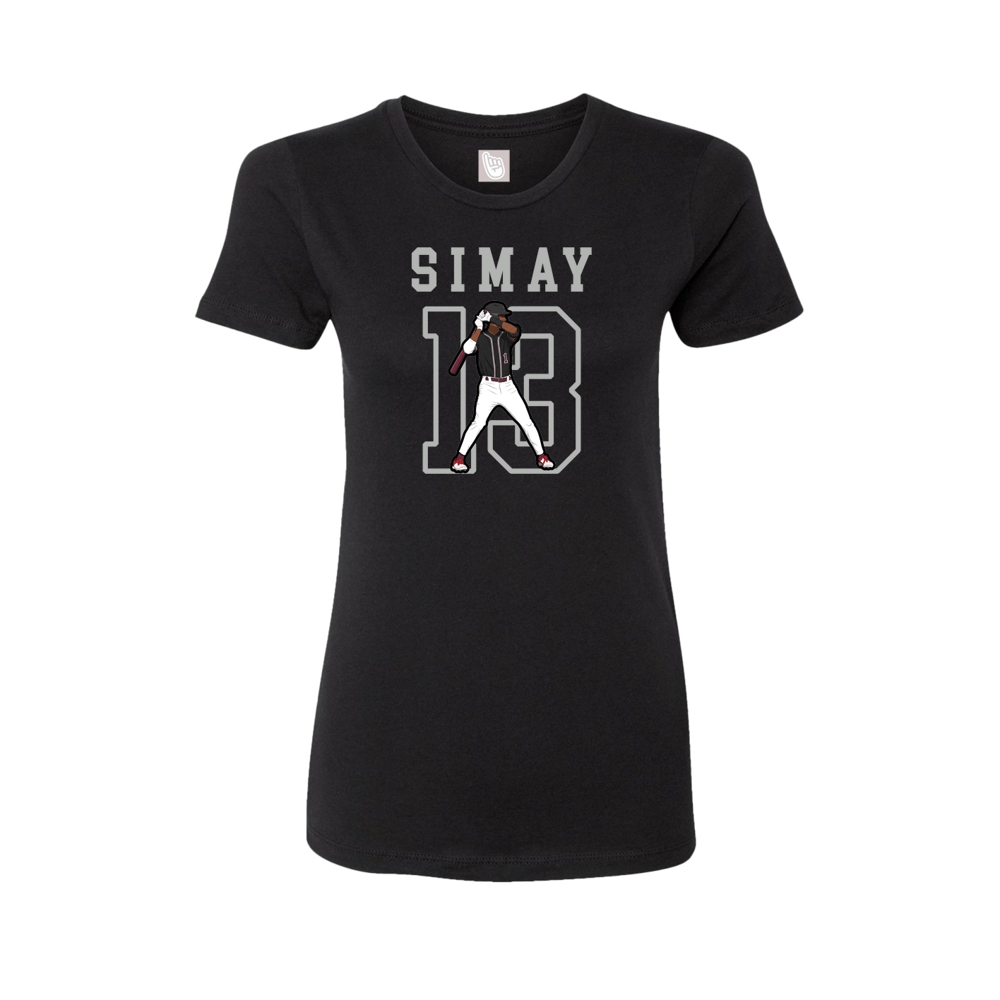 Fitted Women's Tee — Shirsey in Black