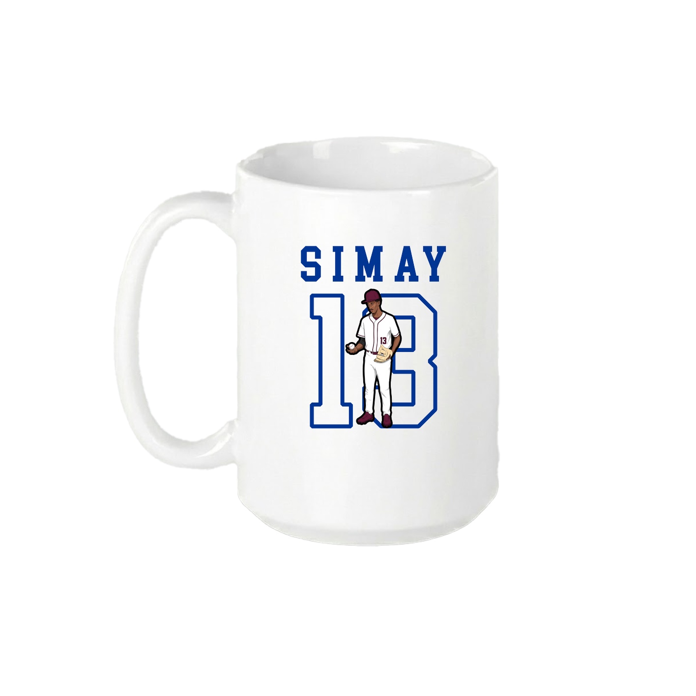 15oz Coffee Mug — Shirsey in White