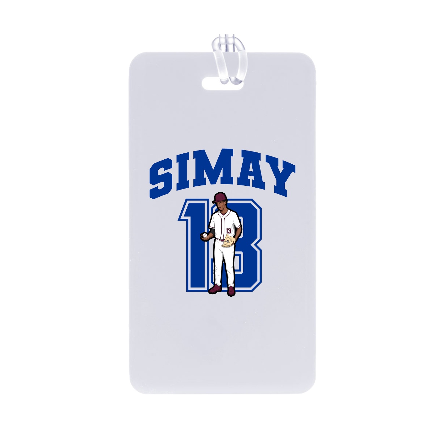Bag Tag — Number in Classic