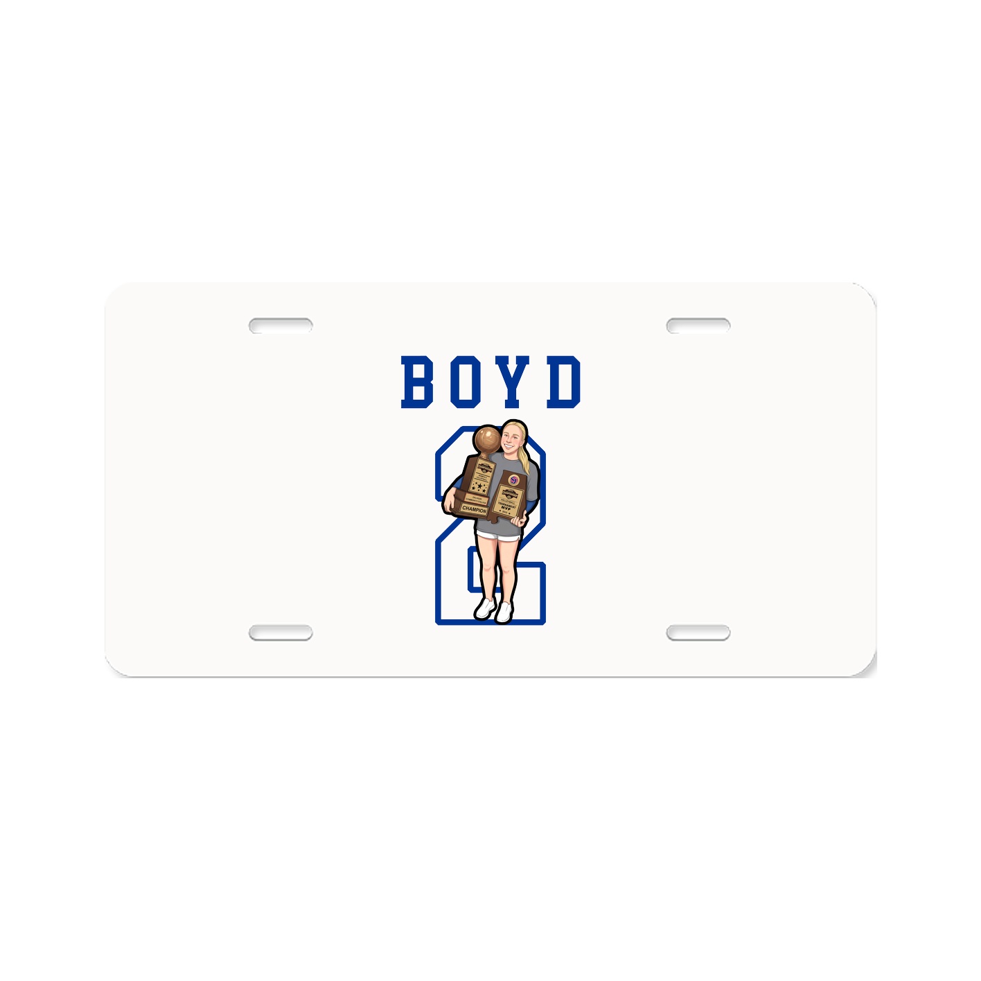 License Plate — Shirsey in Classic