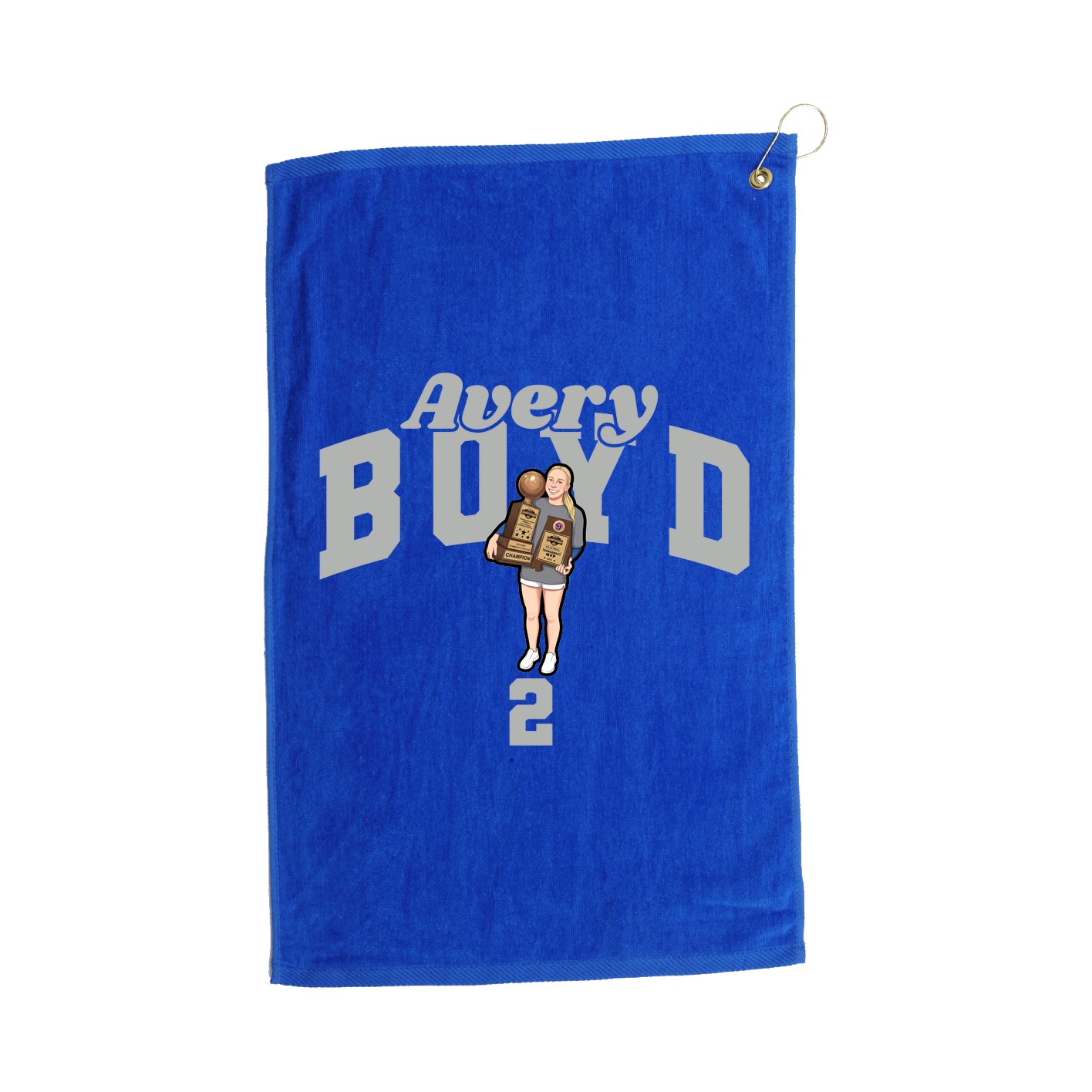 Golf Towel — Signature Arch in Royal