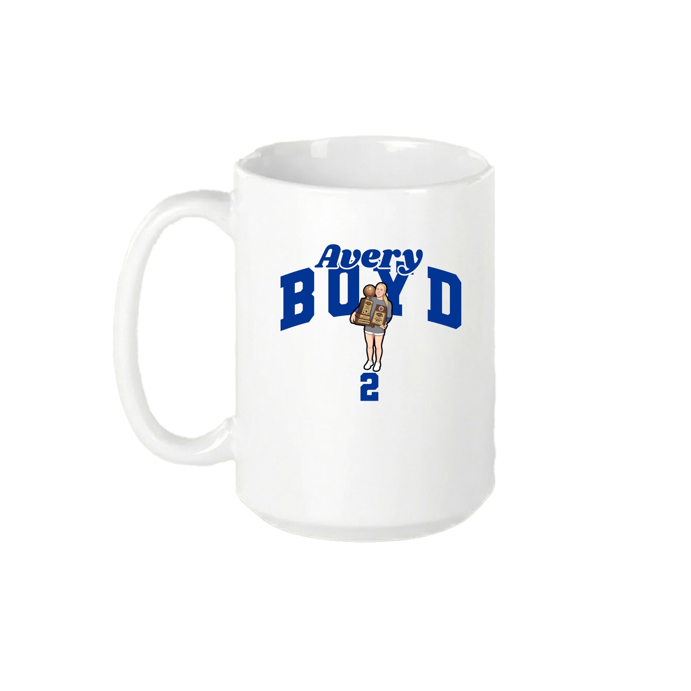 15oz Coffee Mug — Signature Arch in White