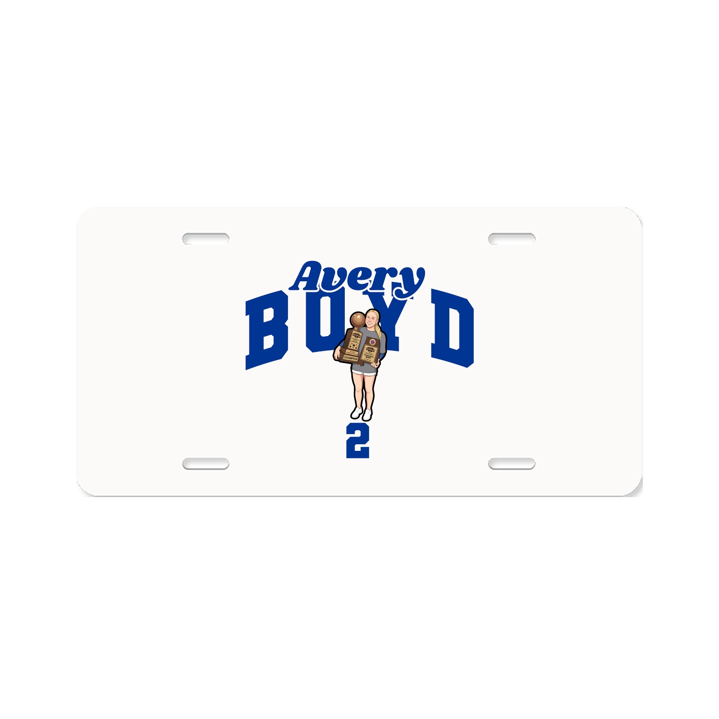 License Plate — Signature Arch in Classic