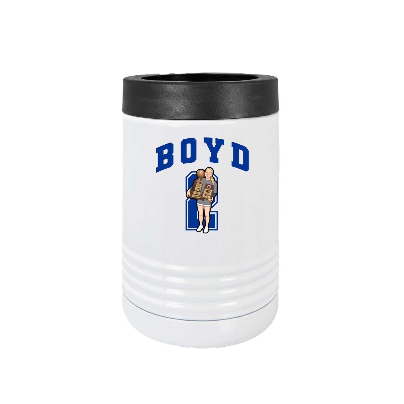 Beverage Holder — Number in White