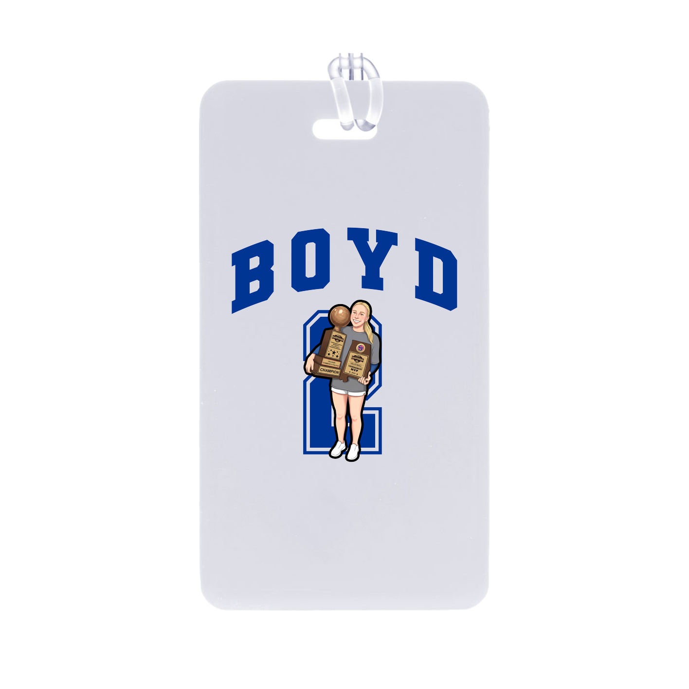 Bag Tag — Number in Classic