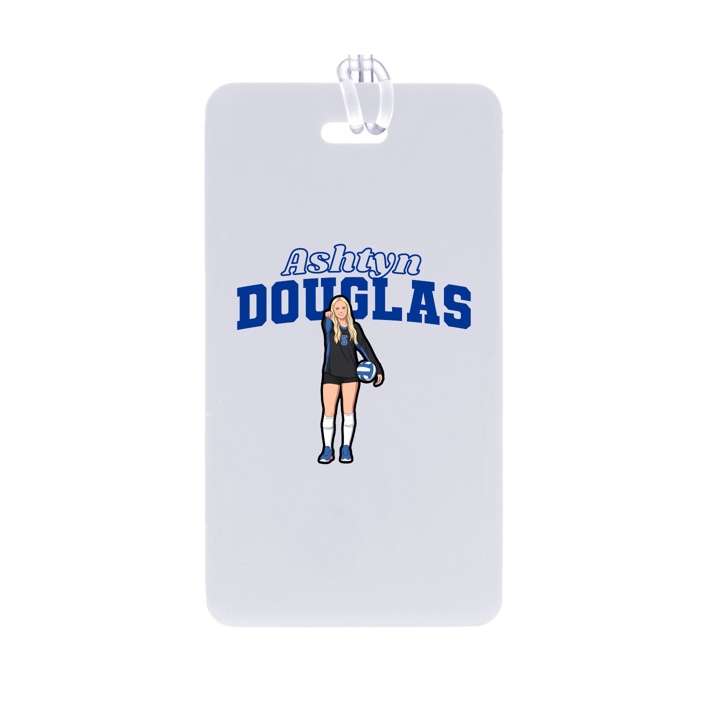 Bag Tag — Name Arch in Classic