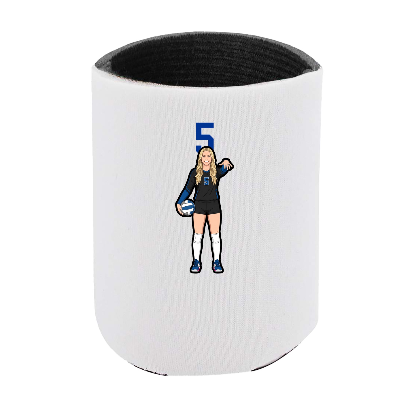 Can Holder — Number Top in White