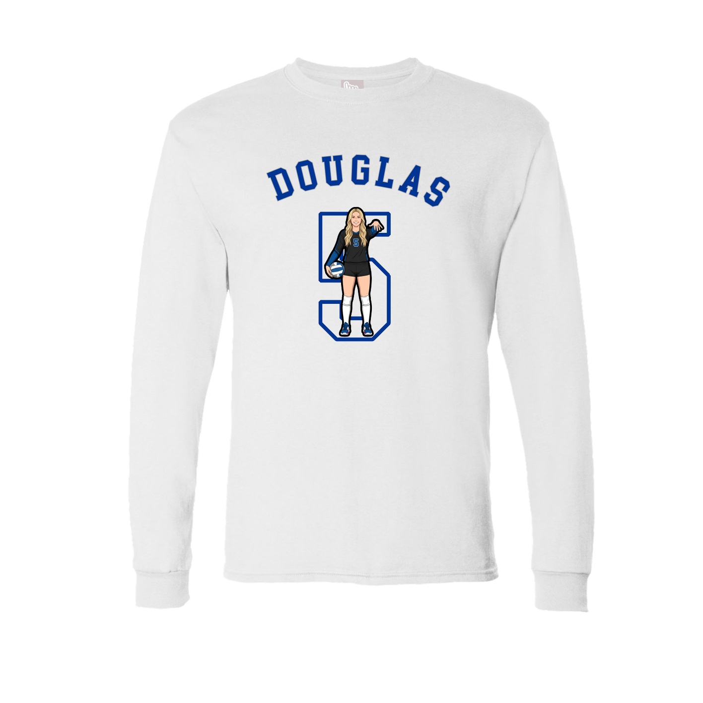 Long Sleeve Tee — Shirsey Arch in White
