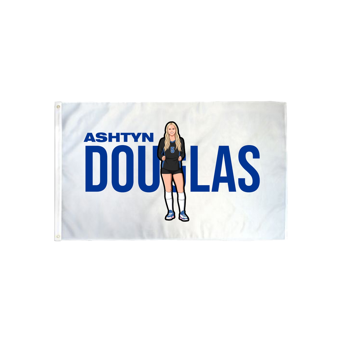 3x5 Flag — Player Name in Classic