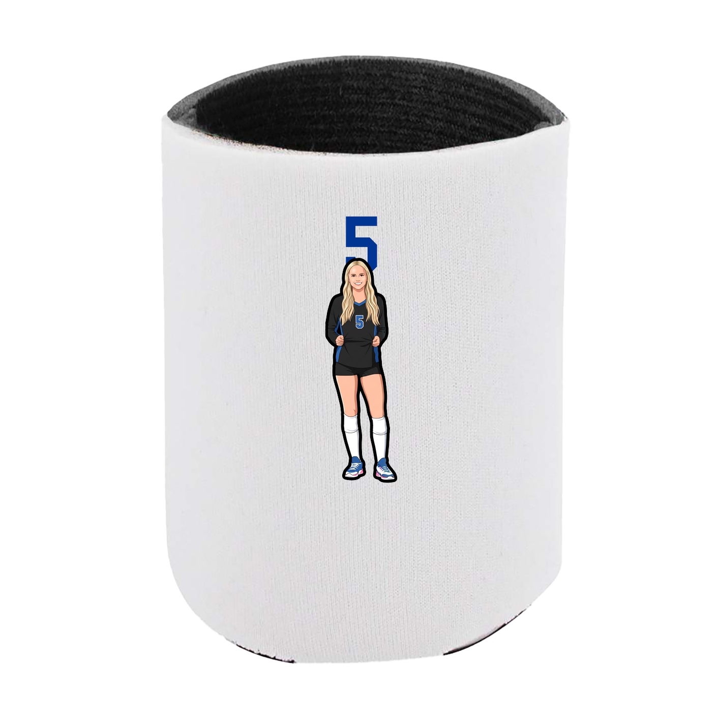 Can Holder — Number Top in White