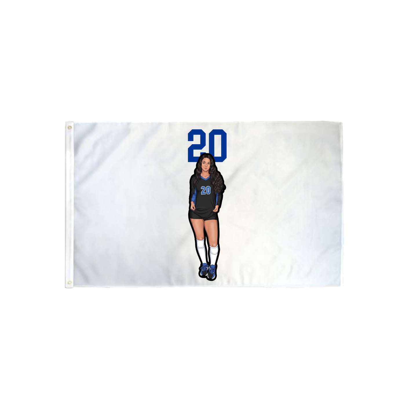 3x5 Flag — Number Top in Classic