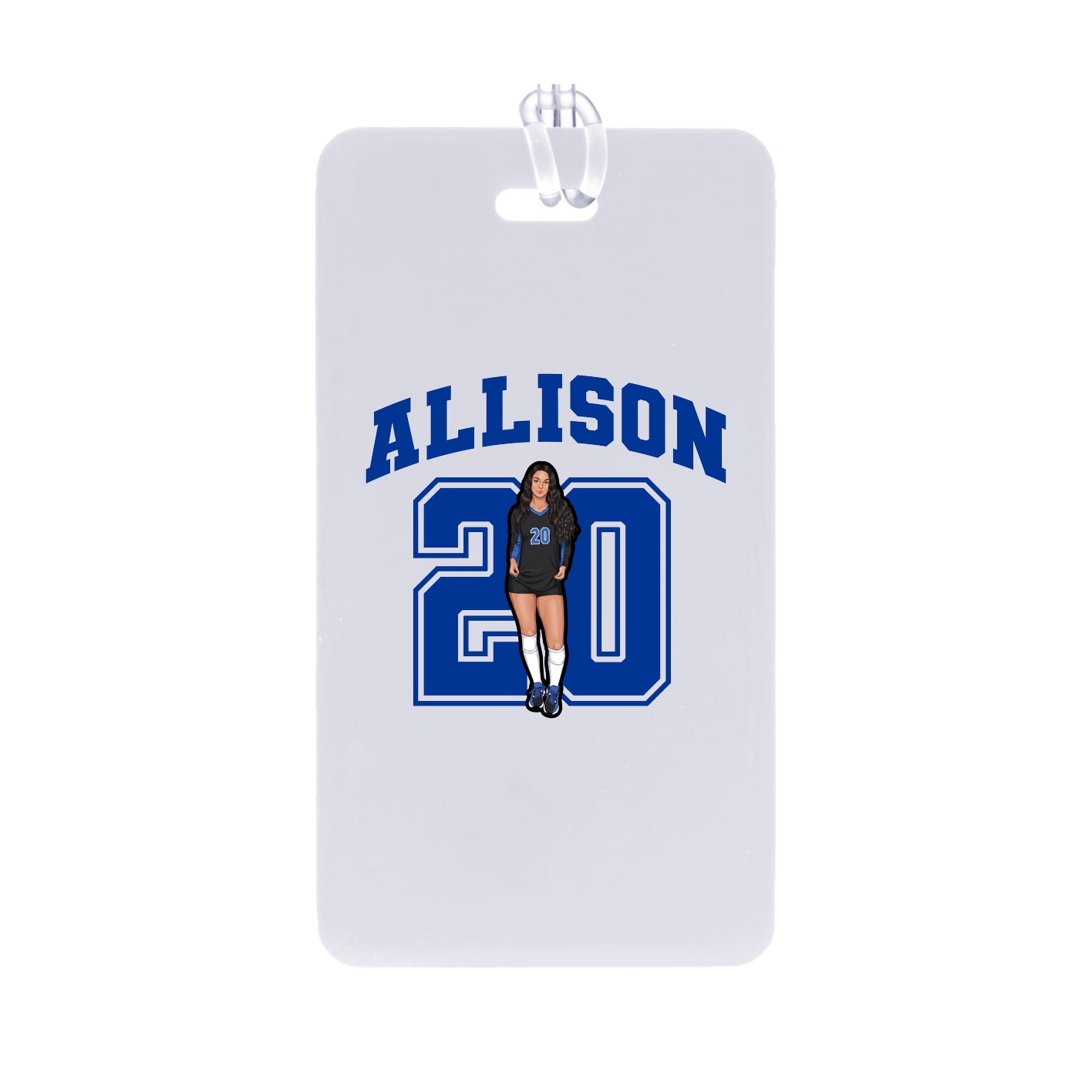 Bag Tag — Number in Classic