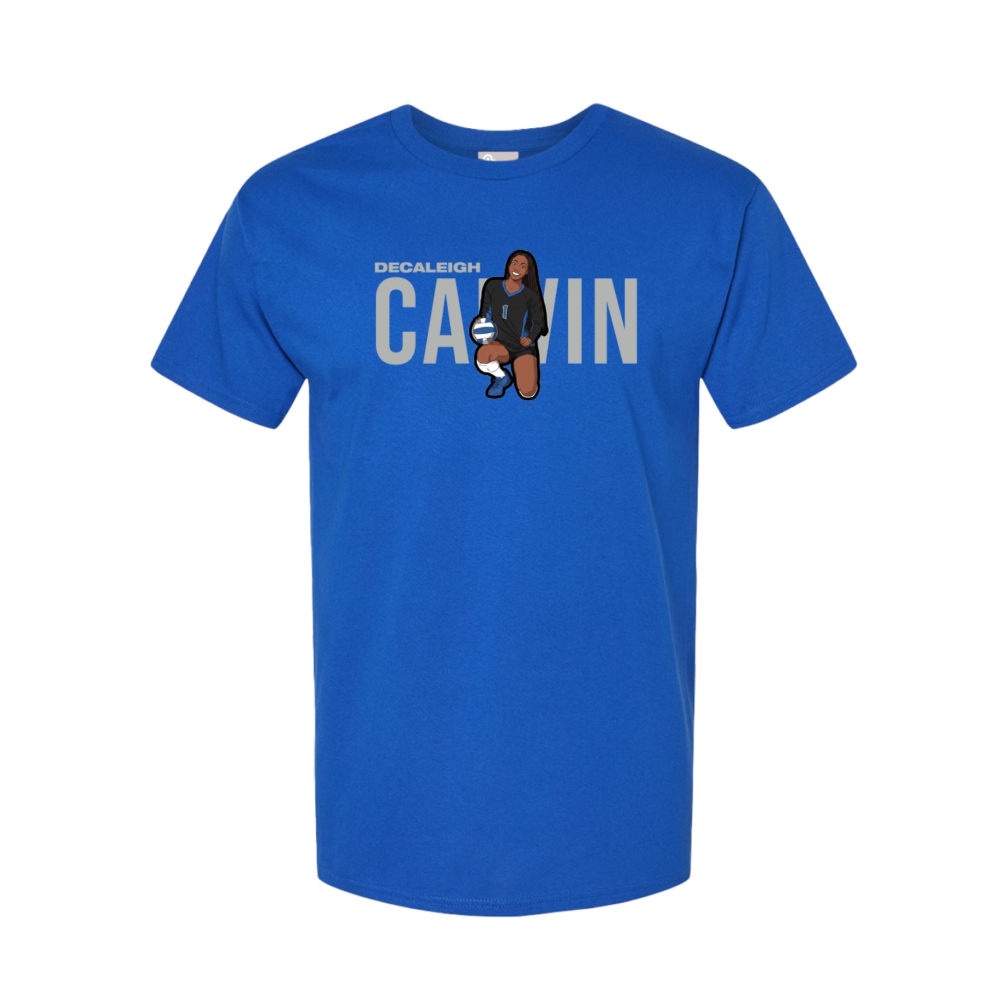 Youth Tee — Player Name in Royal
