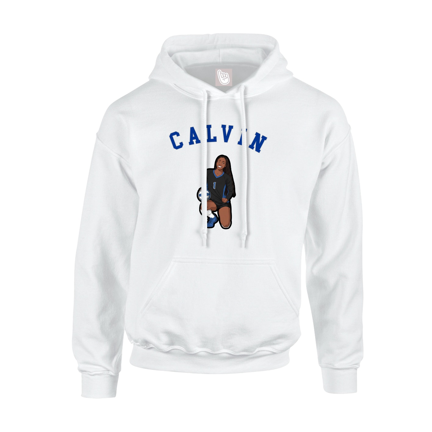 Youth Hoodie — Shirsey Arch in White