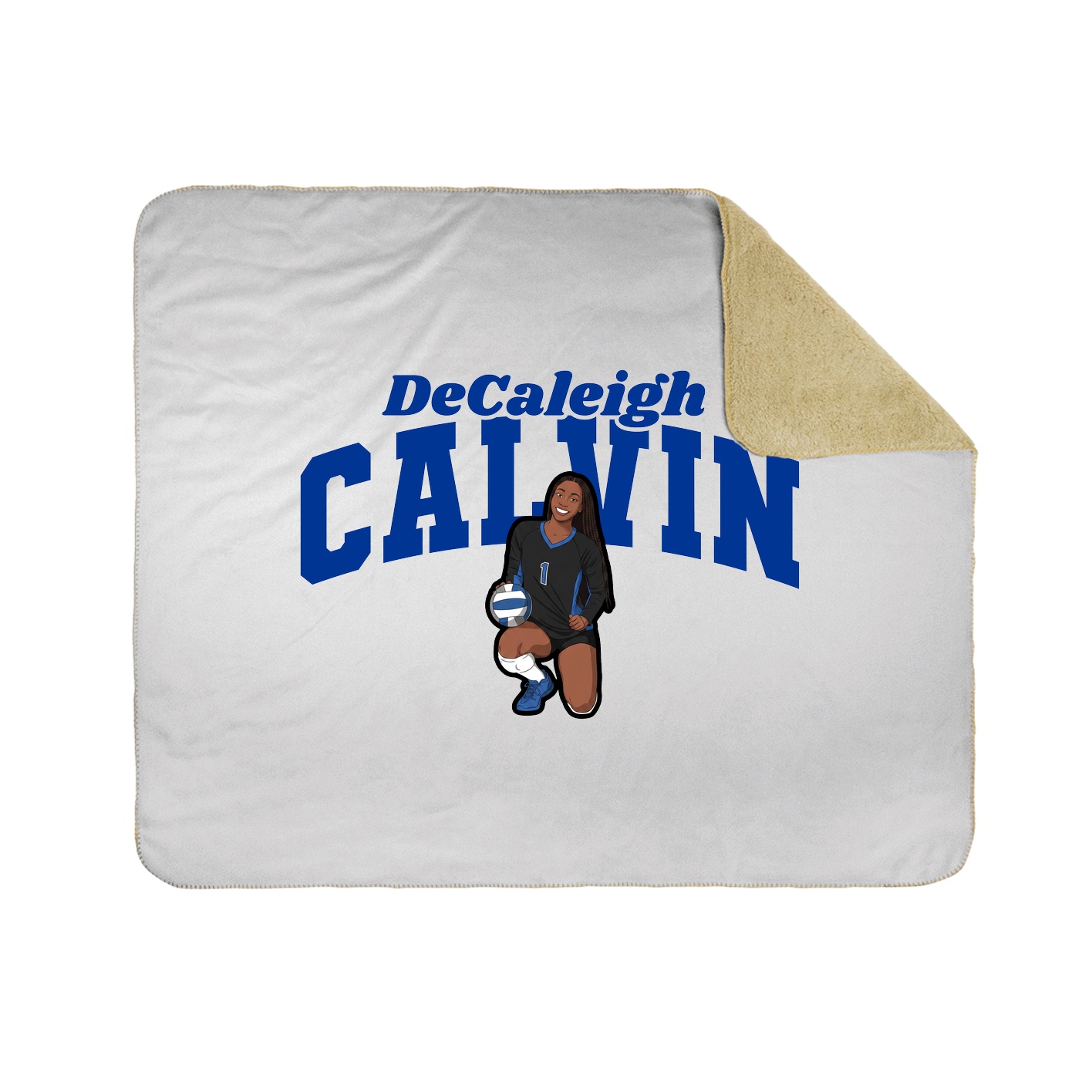 Throw Blanket — Signature Arch in White