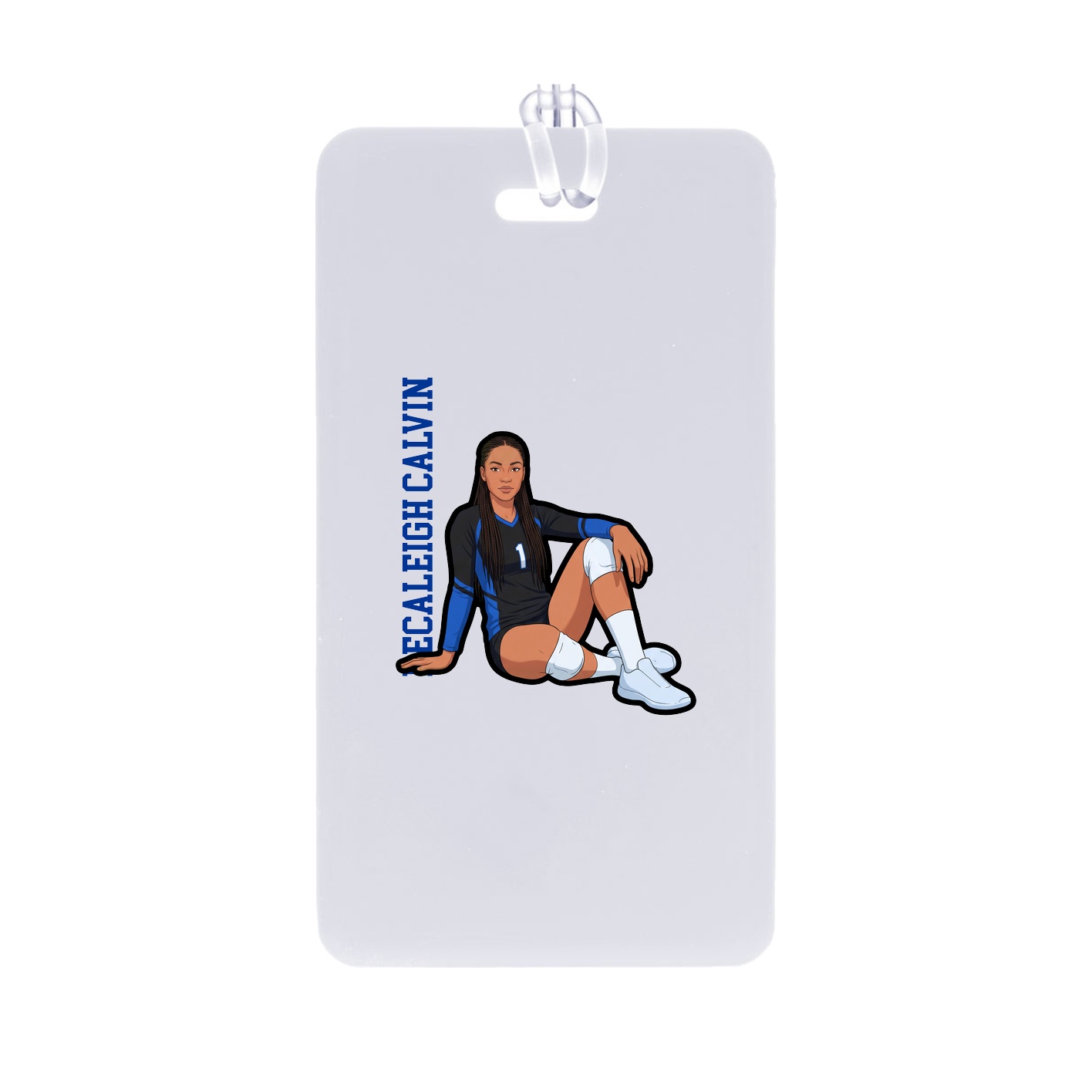 Bag Tag — Name Vertical in Classic