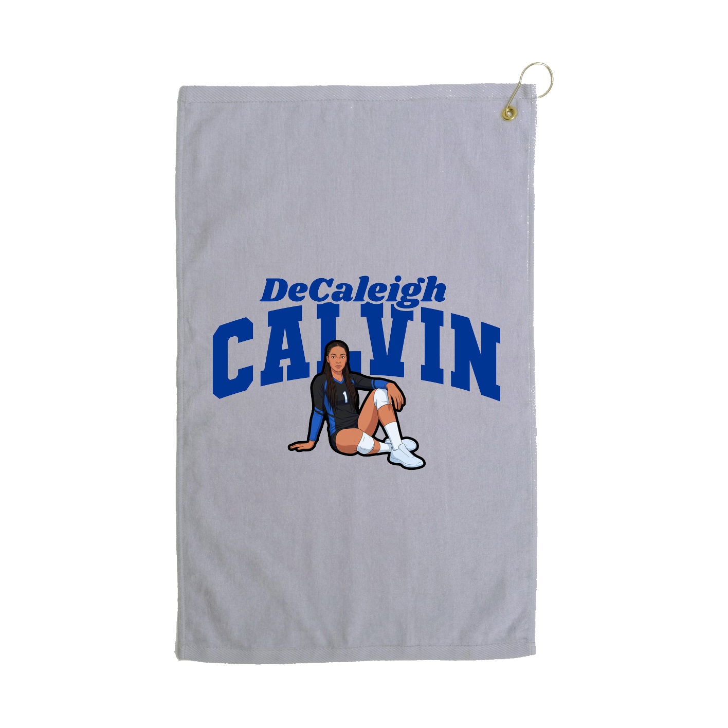 Golf Towel — Signature Arch in Grey