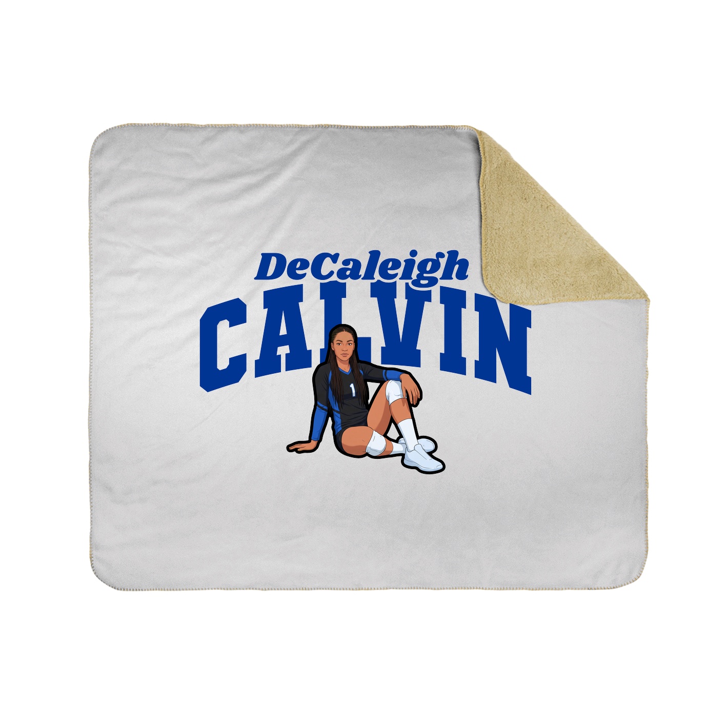 Throw Blanket — Signature Arch in White