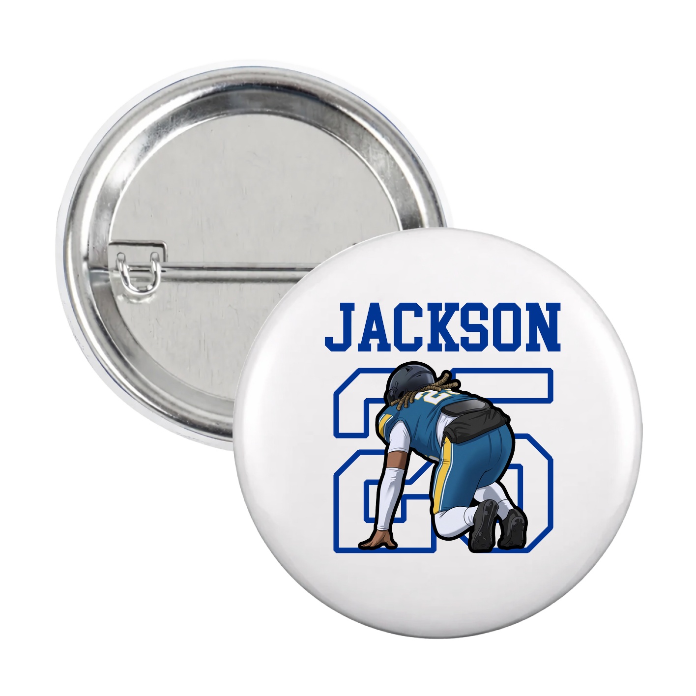 Game Day Button — Shirsey in White