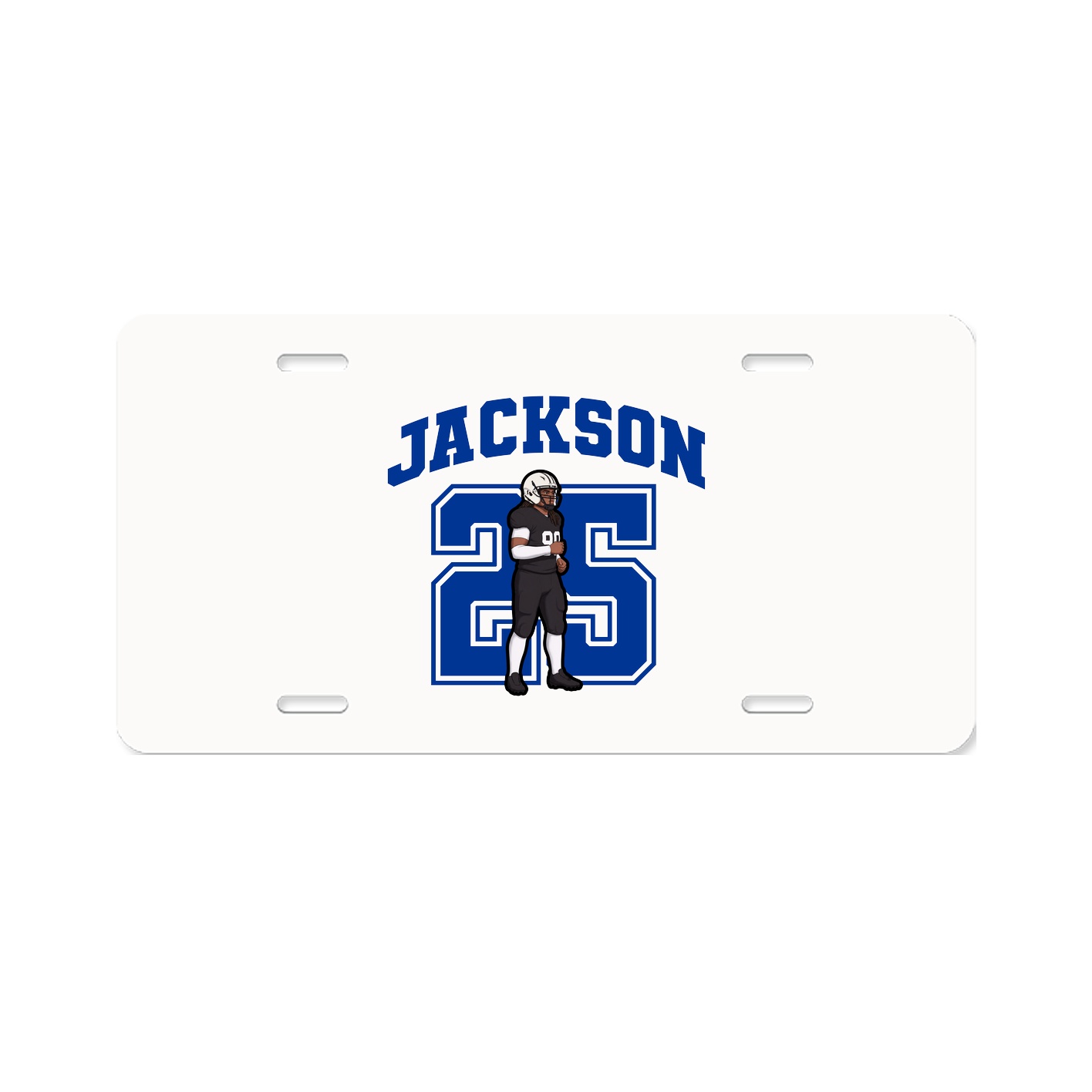 License Plate — Number in Classic